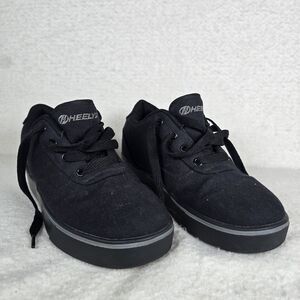HEELYS PRO 20 Youth Size 5 Black Textile Lace Up Skate Shoes Unisex